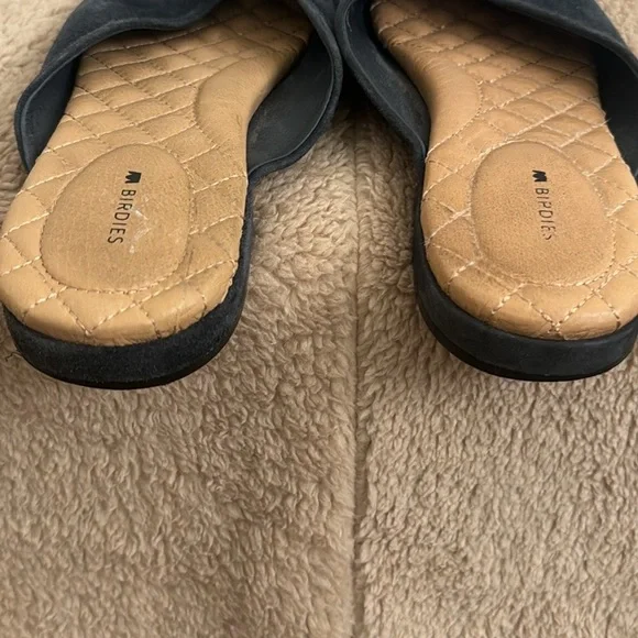 Birdies The Swan Mule Size 9.5 Womans Pointed Toe Suede Blue - Picture 4 of 4